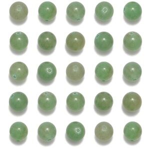 57 piece 6mm Green Aventurine Loose Beads for Jewelry Making